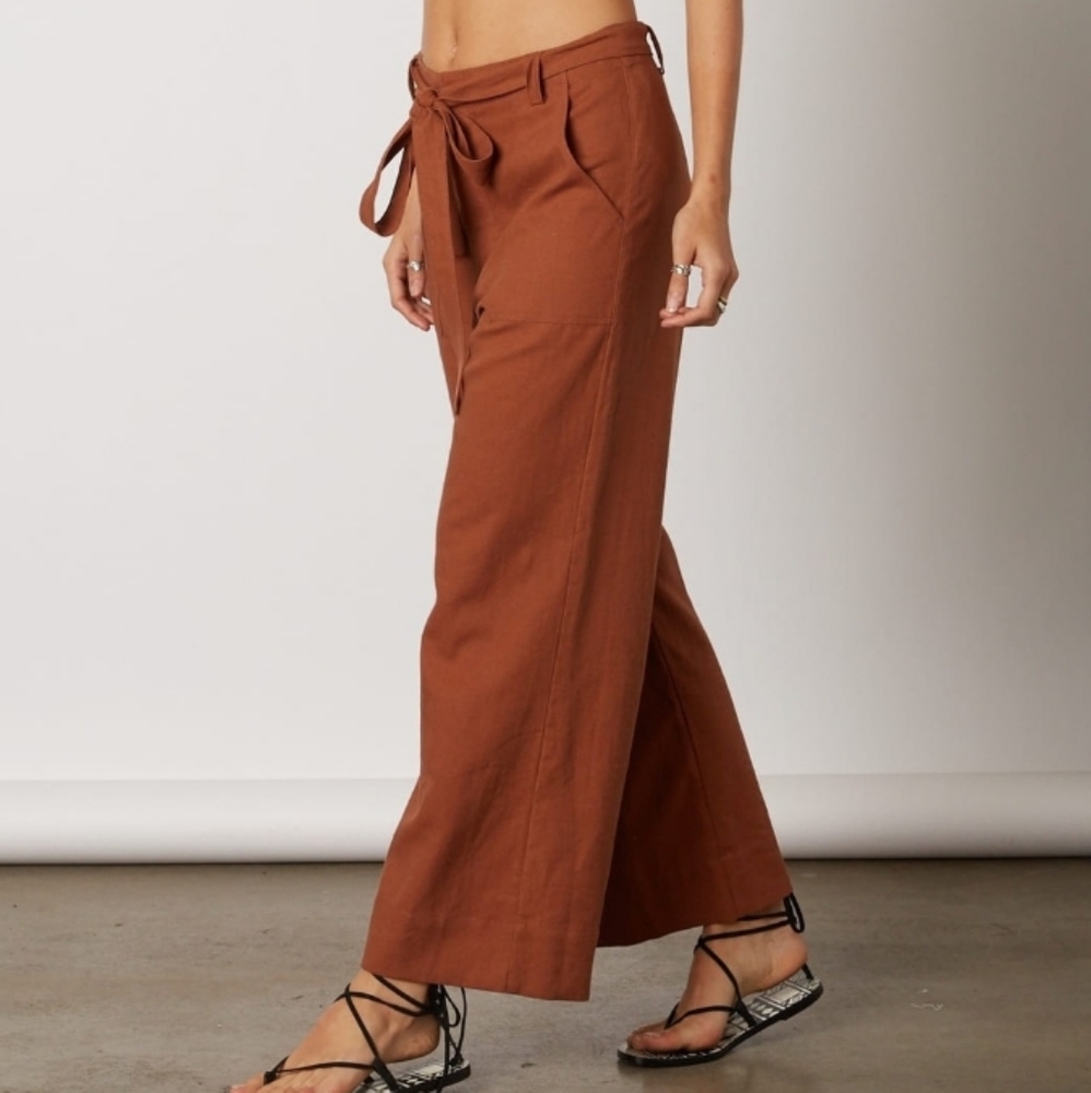 🆕️//The Coral// tan high waisted pants - Picture 7 of 7